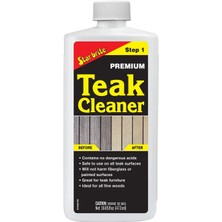 Star Brite Starbrite® - Premium Tik Temizleyici - 1. Adım (473 Ml): Zımparaya Son, Grileşmiş Ahşaplarını