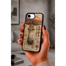 BG AKSESUAR iPhone 17E Uyumlu Mantar Desenli Kamera Korumalı Darbelere Dayanıklı Kılıf