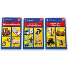 Emc À L’aventure Fransızca Hikaye Kitapları 3’lü Set – Aventure En Normandie, Sur La Route De La Contrebande, Danger Sur La Côte D’azur – Revised Edition