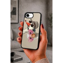 BG AKSESUAR iPhone 17E Uyumlu Şapka Desenli Kamera Korumalı Darbelere Dayanıklı Kılıf