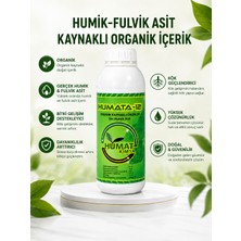 Humat Kimya Humata 12 (HUMİK FULVİK ASİT - LEONARDİT MENŞELİ) Organik Sıvı Gübre 1 Litre