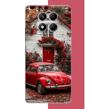 Aksesuarist Redmi Note 14 Pro Plus Uyumlu Kırmızı Vos Vos Baskılı Silikon Kılıf