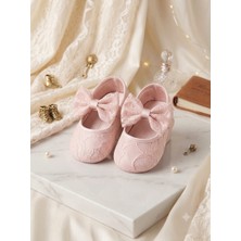 Hira Kids Collection Kız Bebek Dantelli Kaydırmaztabanpatik Ayakkabı
