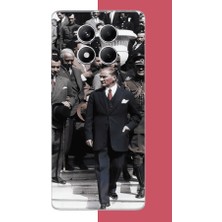Aksesuarist Redmi Note 14 Pro Plus Uyumlu Atatürk 3 Baskılı Silikon Kılıf