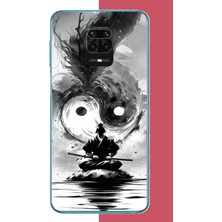 Aksesuarist Redmi Note 9 Pro-9s Uyumlu Samuray Baskılı Silikon Kılıf