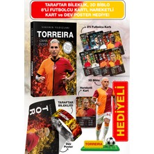 Parodi Yayınları Torreira Futbolcu Kitabı - Bileklik, 3D Biblo, 8'li Futbolcu Kartı, Dev Poster, Hareketli Kart Hediyeli Set