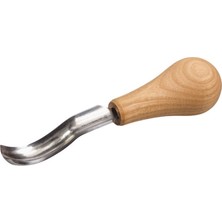 Beaver Craft Beavercraft P8A/14 Avuç Içi Kısa Eğri Oluklu Ahşap Oyma Iskarpelası, 14 mm
