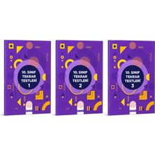 Meb Yayınları 10. Sınıf Tekrar Testleri 1-2-3 Tam Set | Meb 10. Sınıf Test Kitabı | Tyt Hazırlık | Soru Bankası
