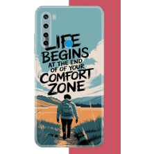 Aksesuarist Redmi Note 8 Uyumlu Konfor Alanı Baskılı Silikon Kılıf