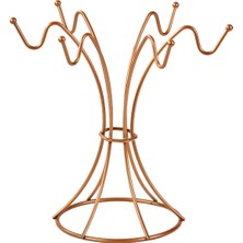 Edora Home Rose Takı Standı Kolye Bileklik Tesbihlik Düzenleyici Paslanmaz Metal