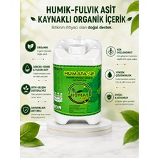 Humat Kimya Humata 12 (HUMİK FULVİK ASİT - LEONARDİT MENŞELİ) Organik Sıvı Gübre 5 Litre