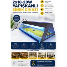 Sinektech Elektrikli Yapışkan Levhalı Sinek Öldürücü 2X18-20W 60 cm Sinek Cihazı Sinek Tutucu Sinek Yakalama