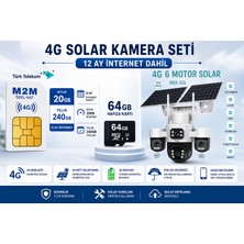 Inox X24 Dijital  4 Lensli Solar Kamera + 64GB Hafıza Kartı + 1 Yıllık Turktelekom Sim Kart