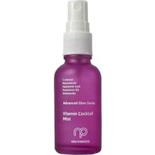 Die Grup Yoğun Nemlendirici Vitamin Kokteyl Mist 30 ml Ürün Öncesi Makyaj Altı Deniz Havuz Sonrası Işıltı