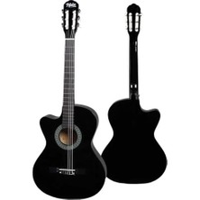 Die Grup Midex CG-396BK Solak Klasik Gitar Siyah Renk Full Set Sap Ayarlı 4/4 Yetişkin Boy
