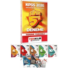 Die Grup 2026 Kpss Gygk Ortaöğretim Önlisans Süper 5 Deneme ve 7li Branş Deneme Seti Yediiklim Yayınları