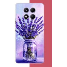 Aksesuarist Redmi Note 14 Pro Plus Uyumlu Lavanta Baskılı Silikon Kılıf