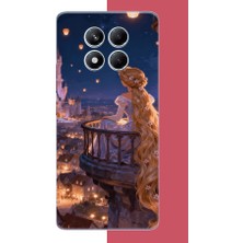 Aksesuarist Redmi Note 14 Pro 5g Uyumlu Rapunzel Baskılı Silikon Kılıf