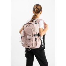 Baginn Ventis Cüzdanlı Unisex Okul Çantası Lise Ortaokul Günlük Sırt Çantası 43*30 cm Vnt9-B