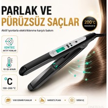 Braun Tam Seramik Plakalı Iyonik Saç Düzleştirici, Saçta Yumuşak Kayma, Basınç Dengeleme, Soğuk Uç ve Kolay Çok Yönlü Şekillendirme