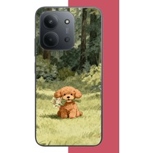 Aksesuarist Redmi 15C Uyumlu Peluş Köpek Baskılı Silikon Kılıf