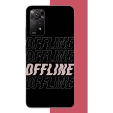 Aksesuarist Redmi Note 11E Uyumlu Offline Mod Baskılı Silikon Kılıf