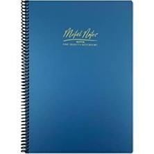 Die Grup 187727 Defter 17X24 Metal Notes Spiralli Pp 80 Yaprak Kareli 4474