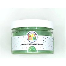 Die Grup Hobiflex Epoksi Reçine Metalik Sedefli Pigment Toz Boya Açık Yeşil Renk 50 gr