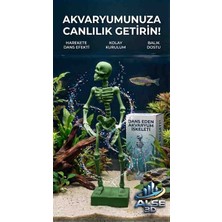 Alse 3D Alse Dans Eden Akvaryum Iskeleti 2'li Set - Akvaryumunuzda Ikili Eğlence!
