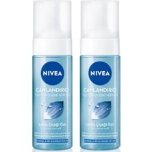 Die Grup Nivea Yüz Yıkama Köpüğü Canlandırıcı Normal Ciltler,derinlemesine Yüz Temizleme,lotus Çiçeği, E VITAMINI,150ML X2