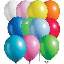Die Grup Renkli Balon 75 Li Karışık Renk Parti Doğum Günü Kutlama Özel Günler