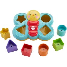 Die Grup Fisher-Price Şekil Eşleştirme Arkadaşı Kelebek Fisher-Price Şekil Eşleştirme Arkadaşı Kelebek, 6 Bloklu, Şekil Eşleştirme Oyunu CDC22 CDC22