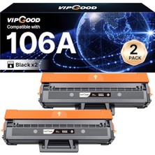 Die Grup 106A W1106A Lazer Toner 107W Mfp 137FNW 135W 106A (2 Siyah)