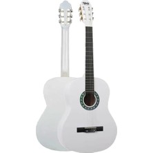 Die Grup Midex CG-270WH Beyaz Renk Klasik Gitar 4/4 Yetişkin Boy Sap Ayarlı Full Set