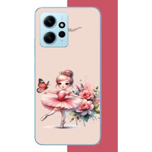 Aksesuarist Redmi Note 12 4g Uyumlu Minik Balerin2 Baskılı Silikon Kılıf
