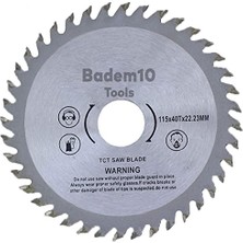 Die Grup BADEM10 Testere Spiral Ağaç Ahşap Sunta Kesme Testeresi 115 mm 40 Diş (2 Adet)