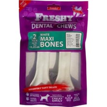 Die Grup Freshy Beyaz Press Deri Köpek Çiğneme Kemiği. 70-75 Gr. 2 Adet.