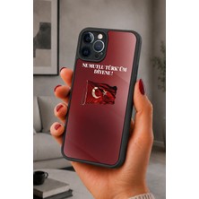 BG AKSESUAR iPhone 12 Pro Max Uyumlu Milli Desenli Kamera Korumalı Darbelere Dayanıklı Kılıf