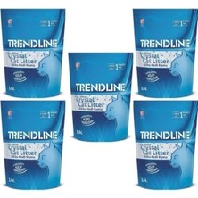 Die Grup Silika Crystal Kedi Kumu, 3,6 Litre, 5'li Set