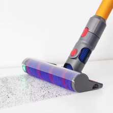 Die Grup Dys On ile Uyumlu Lazer Işıklı Turbo Başlık – V7 V8 V10 V11 V15 Modelleri Için, Yüksek Emiş Gücü, LED Lazer Aydınlatmalı Zemin Temizleme Başlığı, Elektrikli Süpürge Aksesuarı