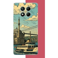 Aksesuarist Redmi Note 14 Pro 5g Uyumlu Istanbul Baskılı Silikon Kılıf