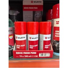 Die Grup Würth Quick Fresh Pure 100 ml Klima Koku Bombası Araç Içi Tazeleme Spreyi Kötü Koku Giderici