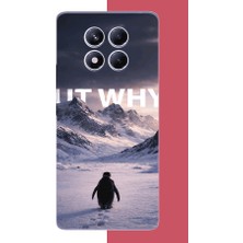 Aksesuarist Redmi Note 14 Pro 5g Uyumlu Nihilist Penguen Baskılı Silikon Kılıf