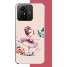 Aksesuarist Redmi Note 12S Uyumlu Minik Balerin1 Baskılı Silikon Kılıf