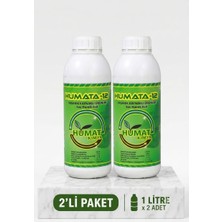 Humata 12 (Humik Fulvik Asit - Leonardit Menşeli) Organik Sıvı Gübre 1 Litre - 2 Adet