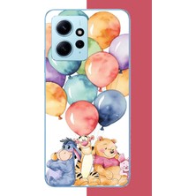 Aksesuarist Redmi Note 12 4g Uyumlu Winnie The Pooh.jpeg Baskılı Silikon Kılıf