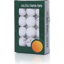 Die Grup 3 Yıldız Masa Tenisi Pin Topu +40 Zlı Yapı Sekme Rantili Fesyonel Pingpong Top 12 Adet