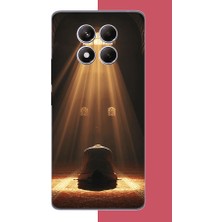 Aksesuarist Redmi Note 14 Pro Plus Uyumlu Huzur Dua Baskılı Silikon Kılıf
