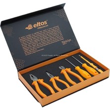 Die Grup Set, 6 Parça, Fesyonel El Aletleri, Yüksek Kaliteli, Pense, Yan Keski, Karburnu, Düz Tornavida, Yıldız Tornavida, Kontrol , Ergonok Saplı, Kutulu Set, Özel Seri