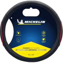 Die Grup Mıchelın MC1003NR Premium Suni Deri Direksiyon Kılıfı, Kırmızı